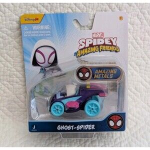Marvel Spidey & His Amazing Friends Amazing Metals Diecast Vehicle Ghost Spider